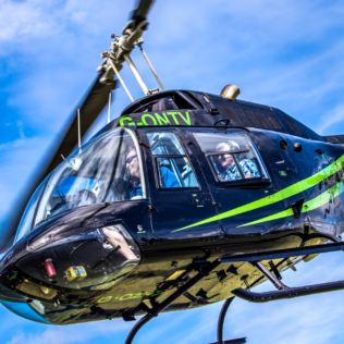 Blue Skies Helicopter Flight with Bubbly for Two Product Image
