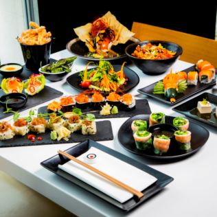 Unlimited Asian Tapas & Sushi with Bottomless Beer or Wine for Two Product Image