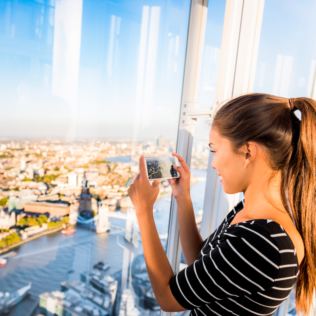 View from The Shard & Dining at Marco Pierre White London Steakhouse Co Product Image