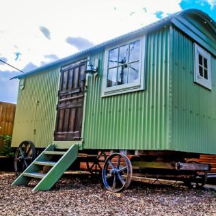 Two Night Shepherd Hut Stay for a Family of Four at The Stonehenge Inn Product Image