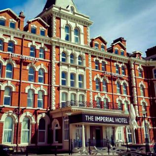 Gourmet Meal for Two with a Bottle of Wine at The Imperial Hotel Blackpool Product Image