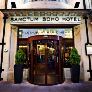 Three Course Meal and a Bottle of Wine for Two at Sanctum Soho Hotel Product Image