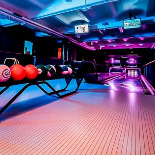 Boutique Bowling for Four at Play At Pins (1 games + Drink) Product Image