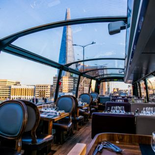 Six Course Dinner and Bus Tour for Two at Bustronome London Product Image