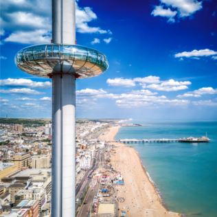 British Airways i360 & Afternoon Tea at Hilton Brighton Metropole for Two Product Image