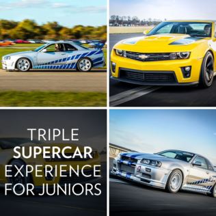 Triple Supercar Drive for Juniors Product Image