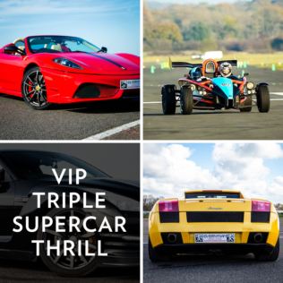 VIP Triple Supercar Thrill Product Image