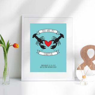 Personalised You Are My Lobster Framed Print Product Image