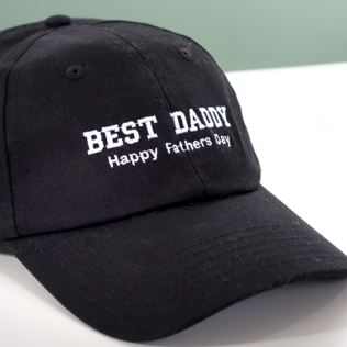 Personalised Embroidered Best Daddy Baseball Cap Product Image