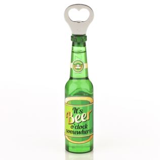 Beer Bottle Opener - It's Beer O'Clock Product Image
