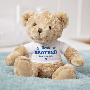 Personalised Best Brother Teddy Bear Product Image