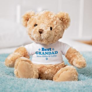 Personalised Grandad/Grandpa/Pops Teddy Bear Product Image