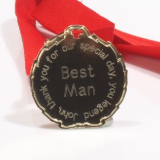 Best Man Medal Product Image