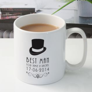 Personalised Best Man Mug Product Image