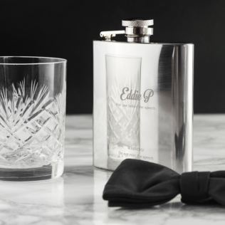 Best Man The Speech Hip Flask Product Image