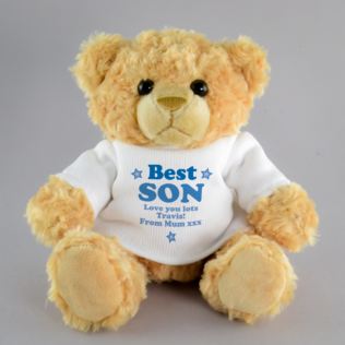 Personalised Best Son Teddy Bear Product Image