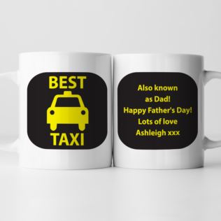 Best Taxi Personalised Mug Product Image