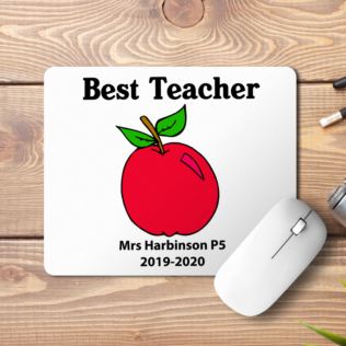 Personalised Best Teacher Mouse Mat Product Image