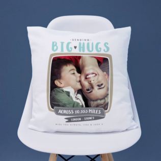 Personalised Big Hugs Photo Cushion Product Image