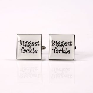 Biggest Tackle Personalised Cufflinks Product Image
