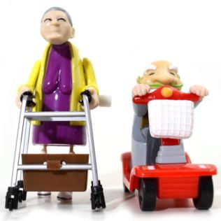 Racing Granny and Grandad Wind Up Toys Product Image