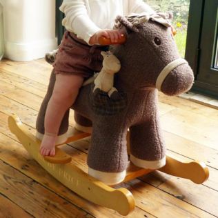unicorn rocking horse personalised