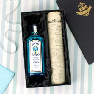 Bombay Sapphire Gin and Original Newspaper Product Image