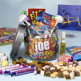 Born In The 70's - Retro Sweet Taster Jar Product Image