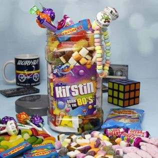 Born In The 80's - Retro Sweet Jar Product Image