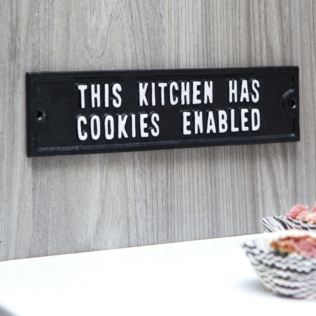 Kitchen Cookies Retro Wall Plaque Product Image