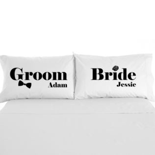 Bride & Groom Pillowcases Product Image