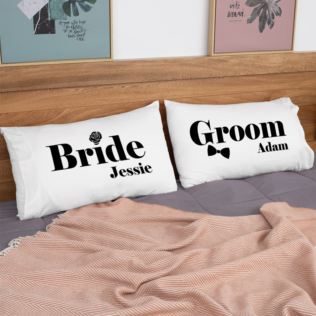 Bride & Groom Pillowcases Product Image