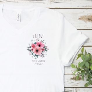 Personalised Bride T-Shirt Product Image