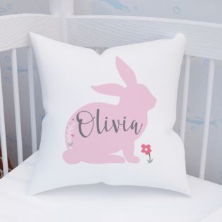 Personalised Bunny Rabbit Children's Cushion Product Image
