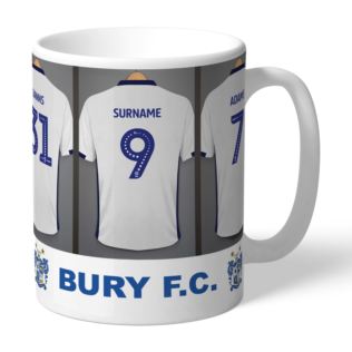Personalised Bury FC Dressing Room Mug Product Image