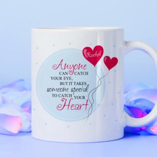 Personalised Catch Your Heart Mug Product Image