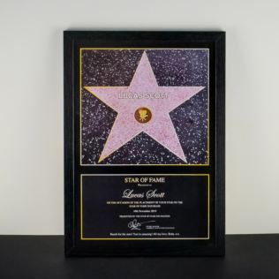 Personalised Star Of Fame Product Image