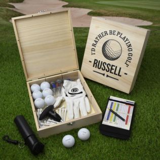 Personalised Golfers Storage Box Product Image