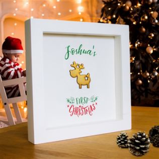 Personalised My First Christmas Framed Print Product Image