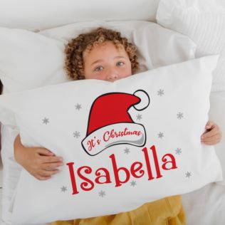 Personalised It's Christmas Pillowcase Product Image