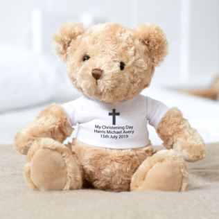 Personalised Christening Teddy Bear Product Image