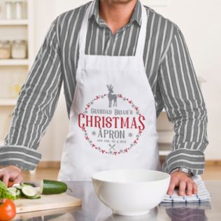 Personalised Christmas Apron Product Image