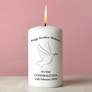 Personalised Confirmation Candle Product Image