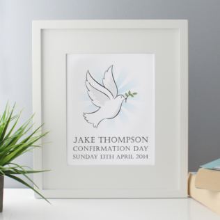 Personalised Confirmation Day Framed Print Product Image