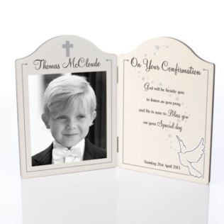 On Your Confirmation Photo Message Plaque Product Image