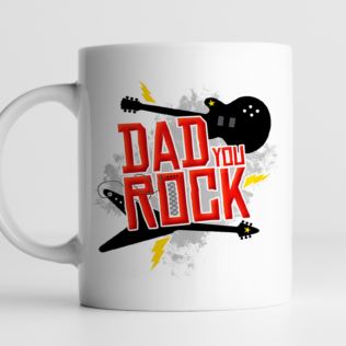 Personalised Dad You Rock Mug Product Image