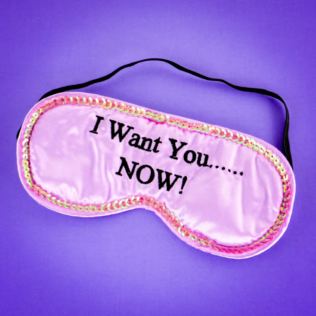 I Want You Now Eye Mask Product Image