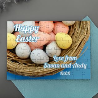 Personalised Easter Egg Jigsaw Puzzle Product Image