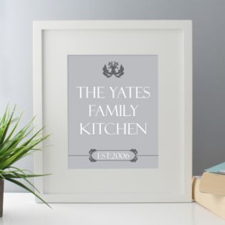 Family Kitchen Personalised Framed Print Product Image