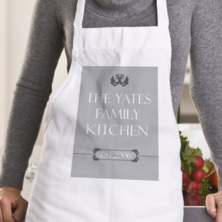 Family Kitchen Personalised Apron Product Image